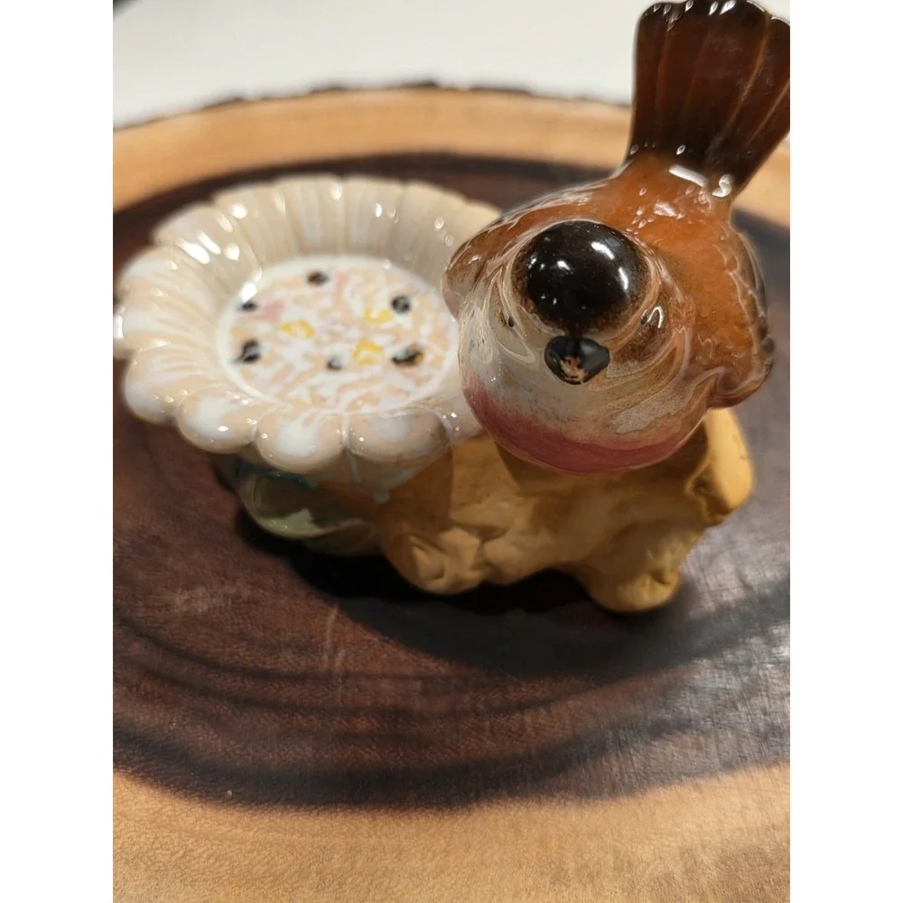 Vintage Ceramic Bird Tea light Holder